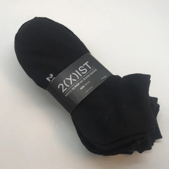 2(X)IST MENŚ 10 PAIR NO SHOW SOCKS SIZE 10-13 - Picture 6 of 14